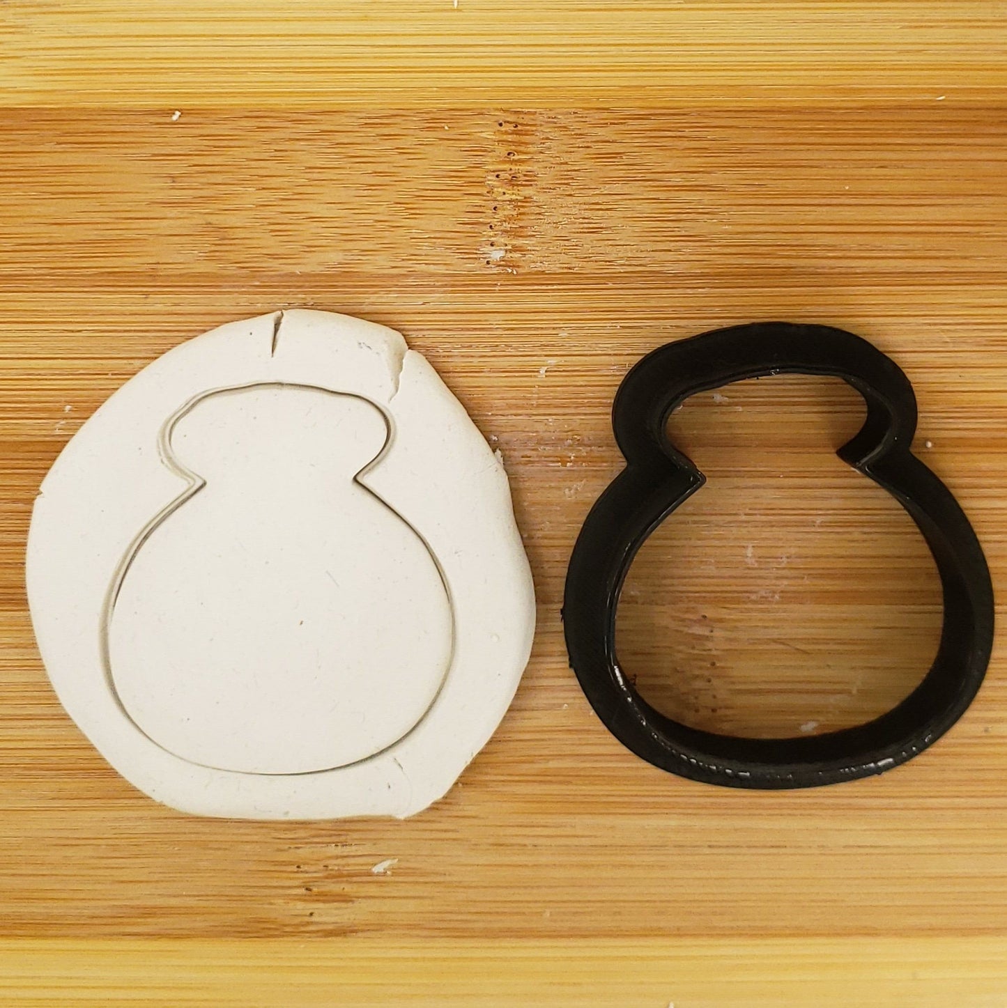 Santa Claus Gift Bag Shaped Cookie Cutter