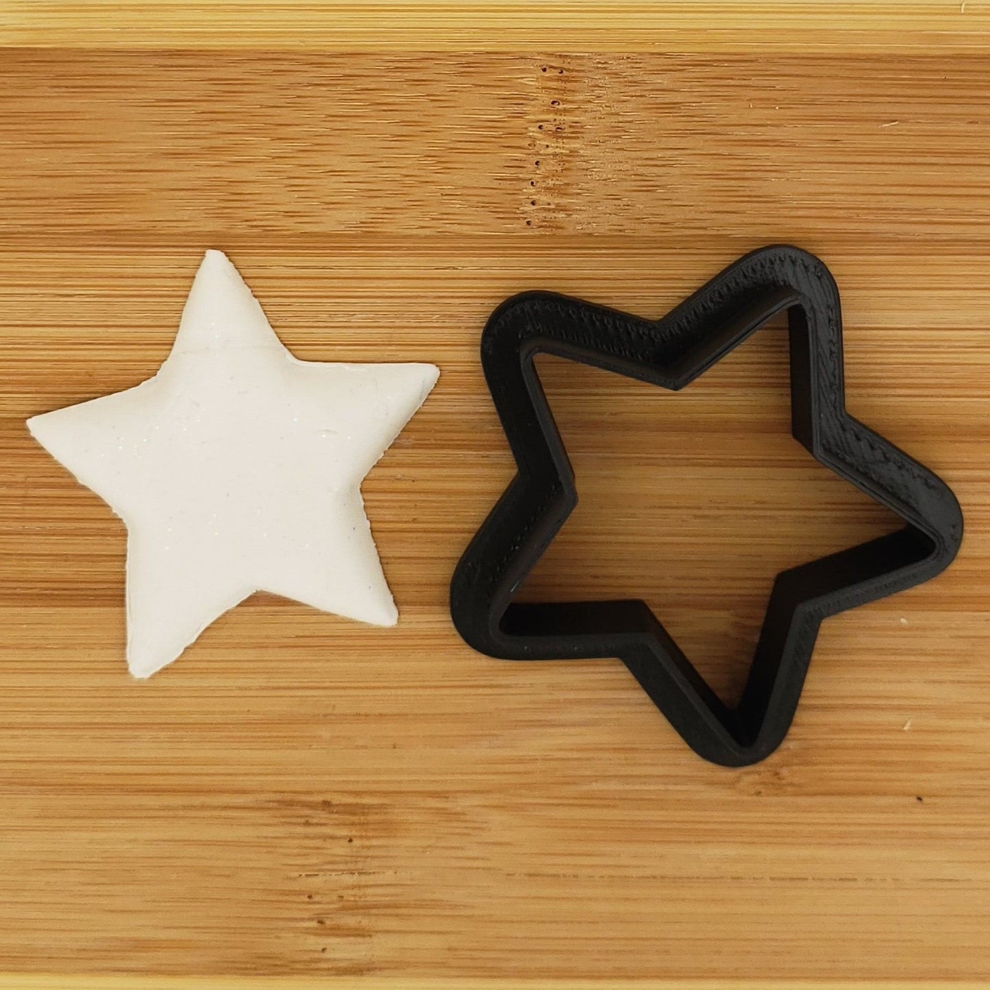 Star Shaped Plastic Cookie Cutter - Polymer Clay Cutter - Fondant Cutter - Craft Cutters - 3d Printed Cookie Cutter