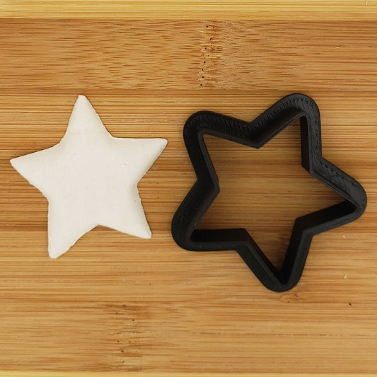 Star Shaped Plastic Cookie Cutter - Polymer Clay Cutter - Fondant Cutter - Craft Cutters - 3d Printed Cookie Cutter