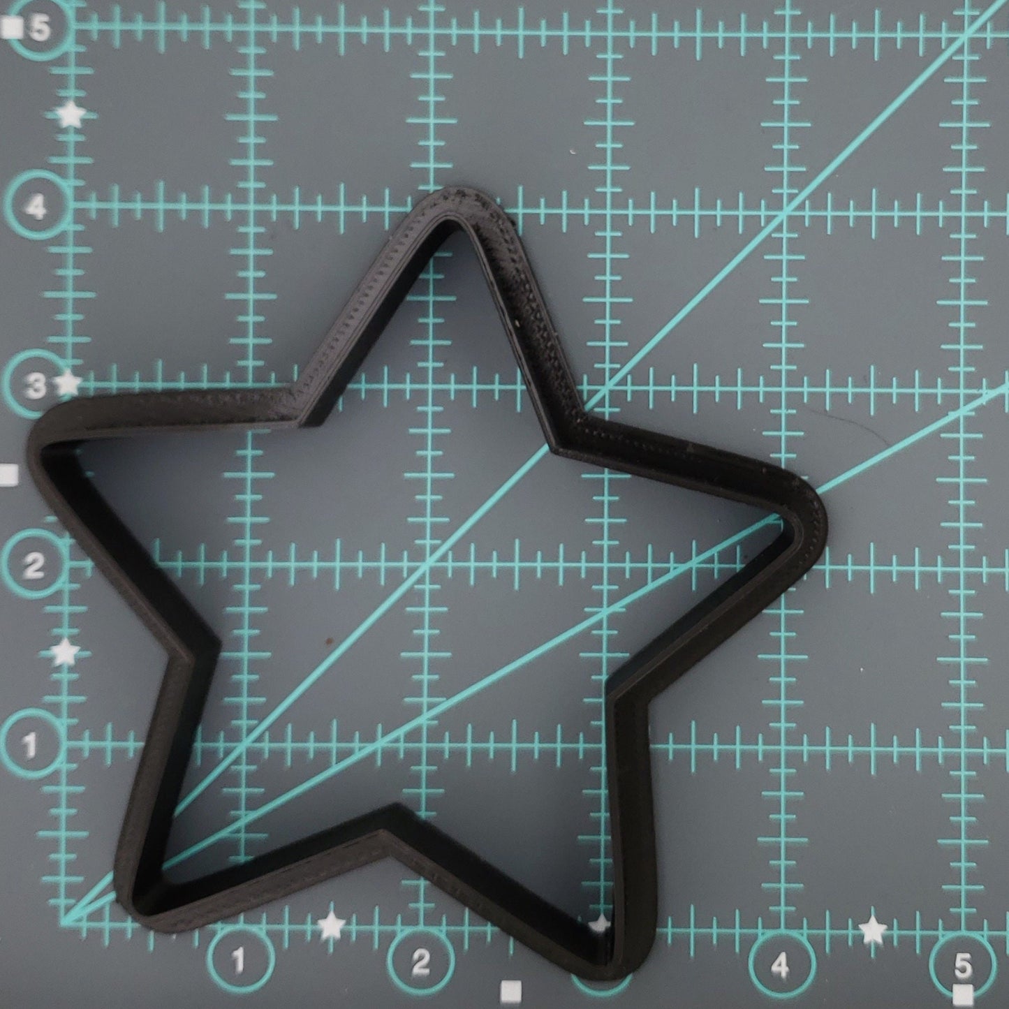 Star Shaped Plastic Cookie Cutter - Polymer Clay Cutter - Fondant Cutter - Craft Cutters - 3d Printed Cookie Cutter