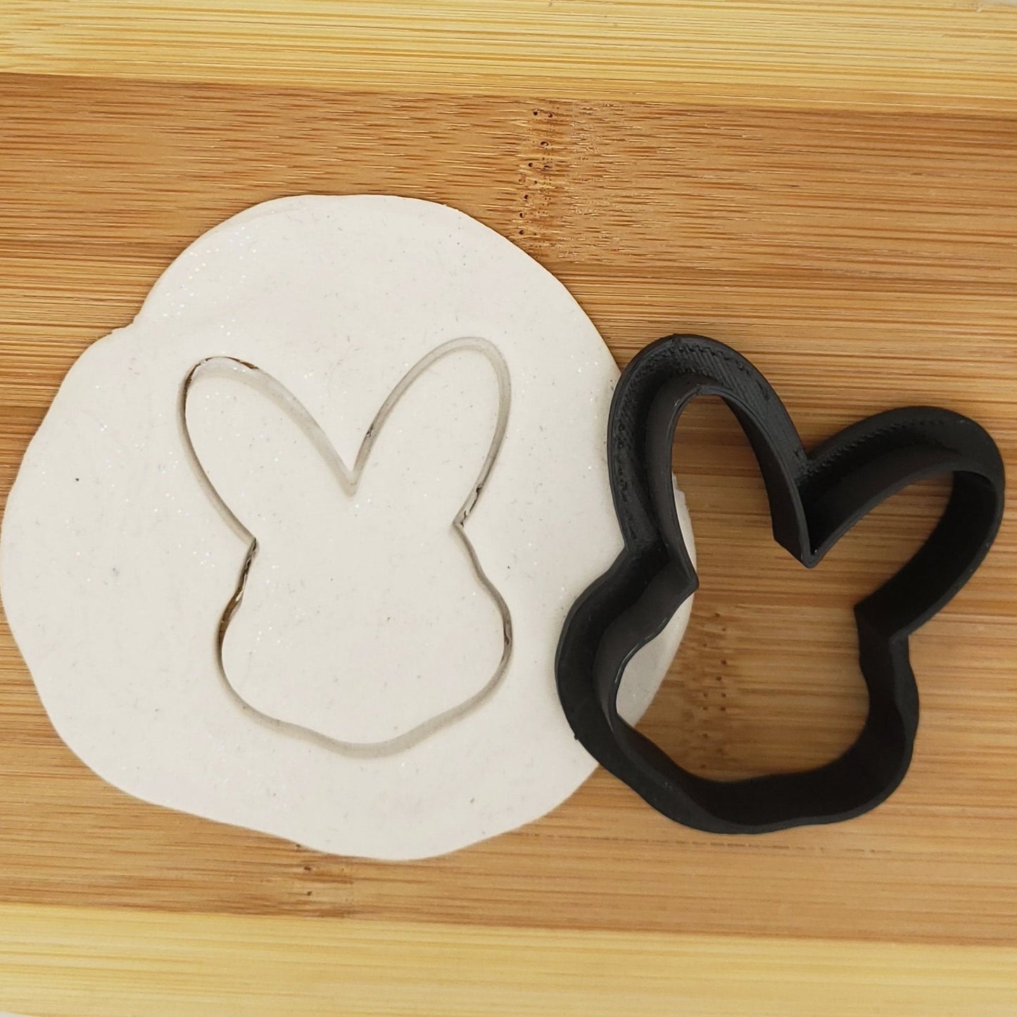 Bunny Head Shaped Plastic Cookie Cutter - Polymer Clay Cutter - Fondant Cutter - Craft Cutters - 3d Printed Cookie Cutter