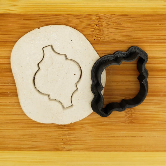 Arabesque Moroccan Tile Plaque Shaped Plastic Cookie Cutter - Polymer Clay Cutter - Craft Cutters - 3d Printed Cookie Cutter  Fondant Cutter