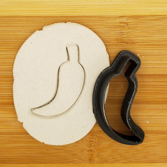 Chili Pepper Shaped Plastic Cookie Cutter - Food Cookie Cutter - Polymer Clay Cutter - Craft Cutters - 3d Printed Cookie Cutter