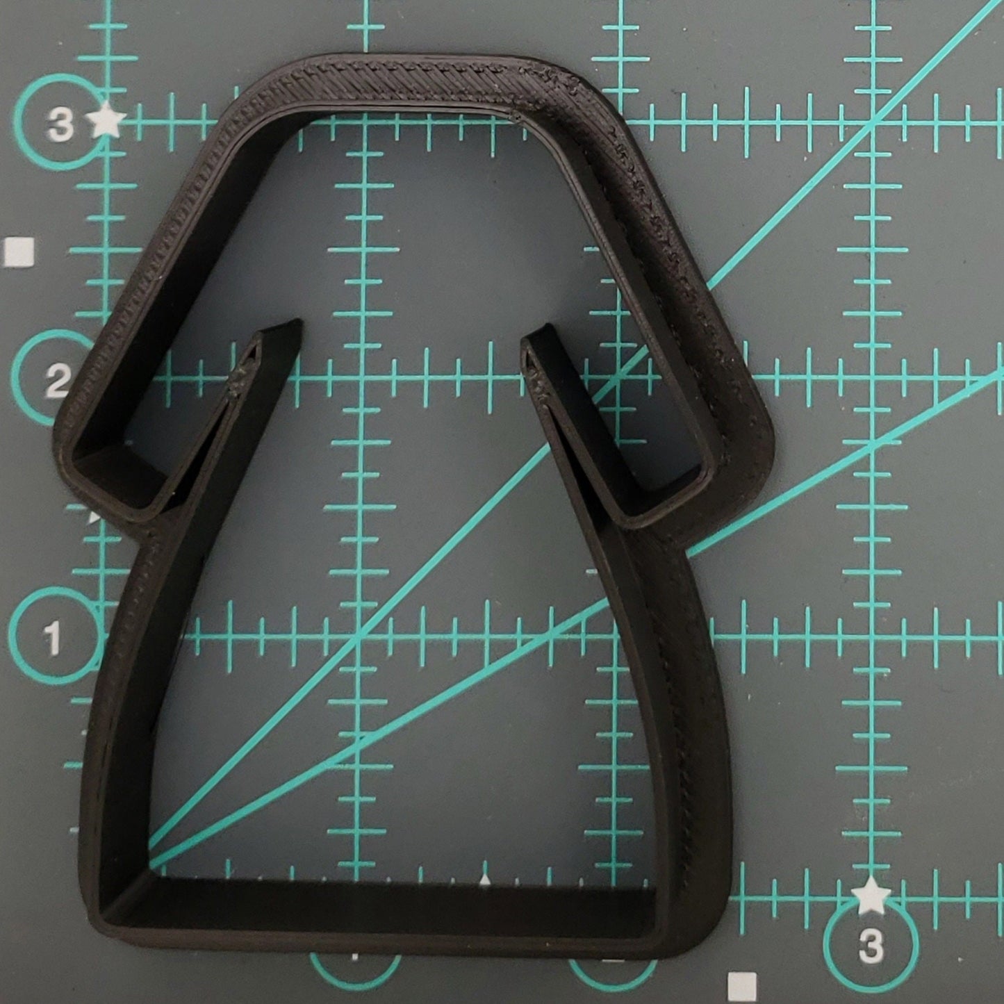 Hanbok Shaped Plastic Cookie Cutter - Girls Hanbok - Celebration Dress - Polymer Clay Cutter - Craft Cutters - 3d Printed Cookie Cutter