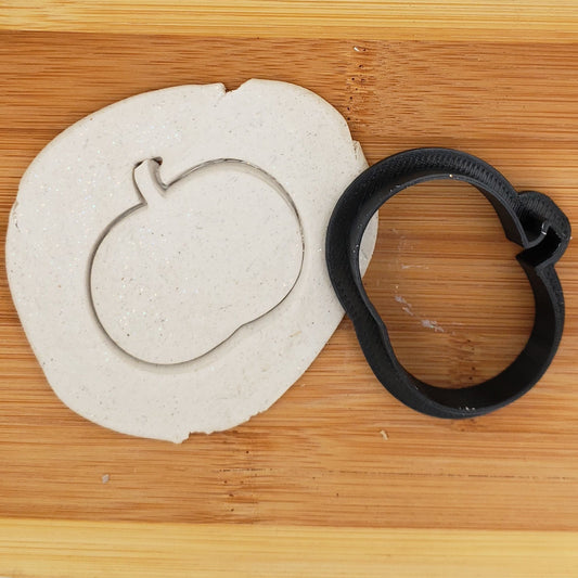 Pumpkin Shaped Plastic Cookie Cutter - Halloween Cookie Cutter - Fall Cookie Cutter - Fondant Cutter - Craft Cutters - 3d Printed Cutter