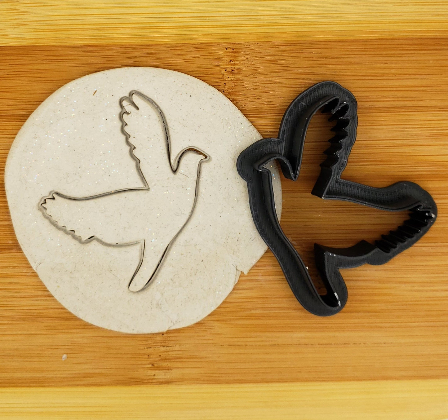 Bird Shaped Plastic Cookie Cutter - Animal Cookies - Polymer Clay Cutter - Fondant Cutter - Craft Cutters - 3d Printed Cookie Cutter