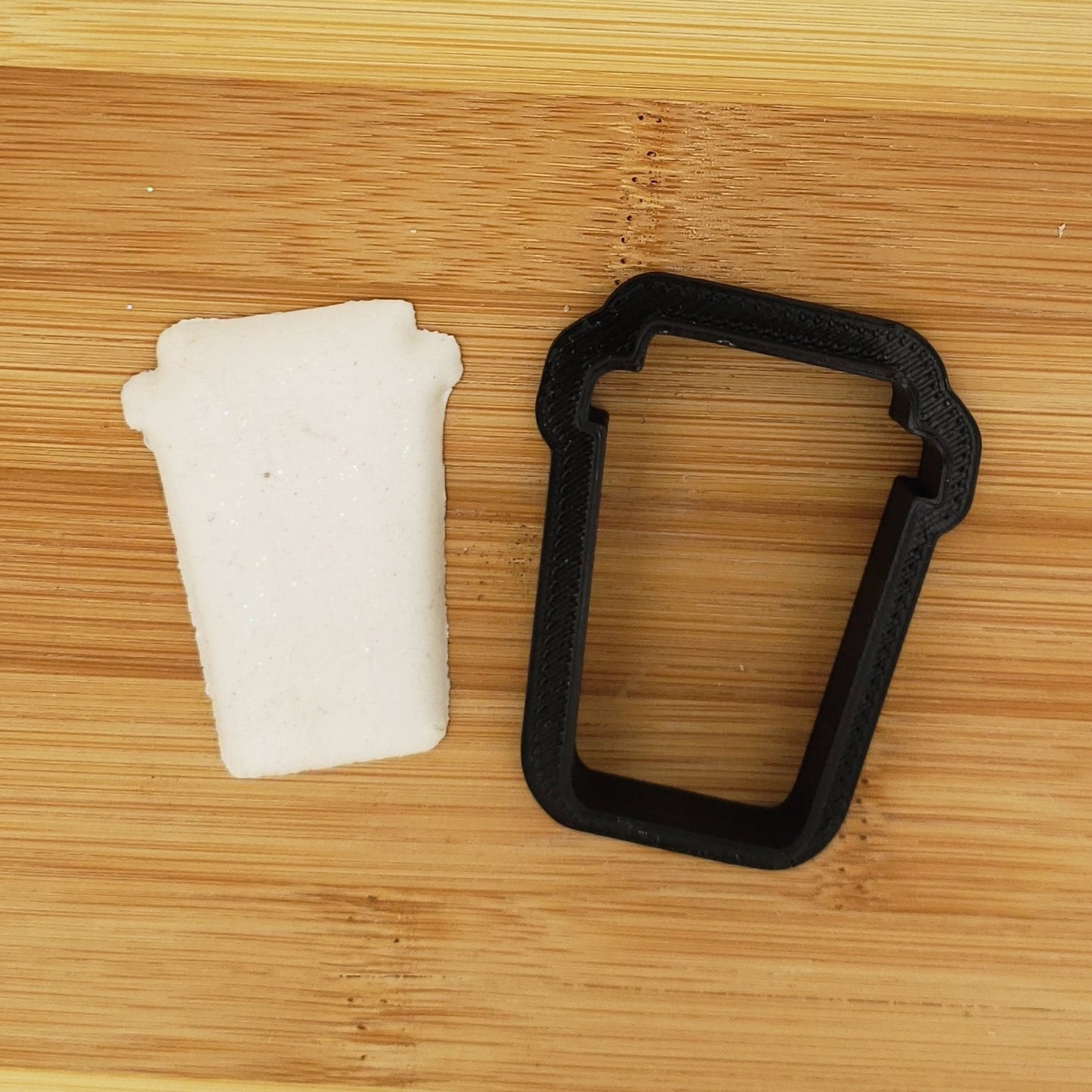 Coffee Cup Shaped Plastic Cookie Cutter - Polymer Clay Cutter - Fondant Cutter - Craft Cutters - 3d Printed Cookie Cutter