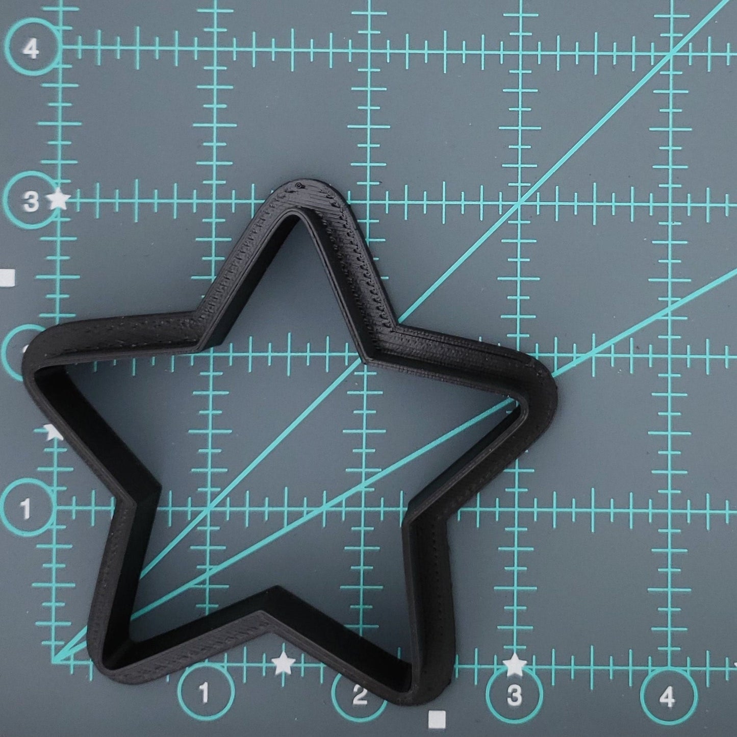 Star Shaped Plastic Cookie Cutter - Polymer Clay Cutter - Fondant Cutter - Craft Cutters - 3d Printed Cookie Cutter