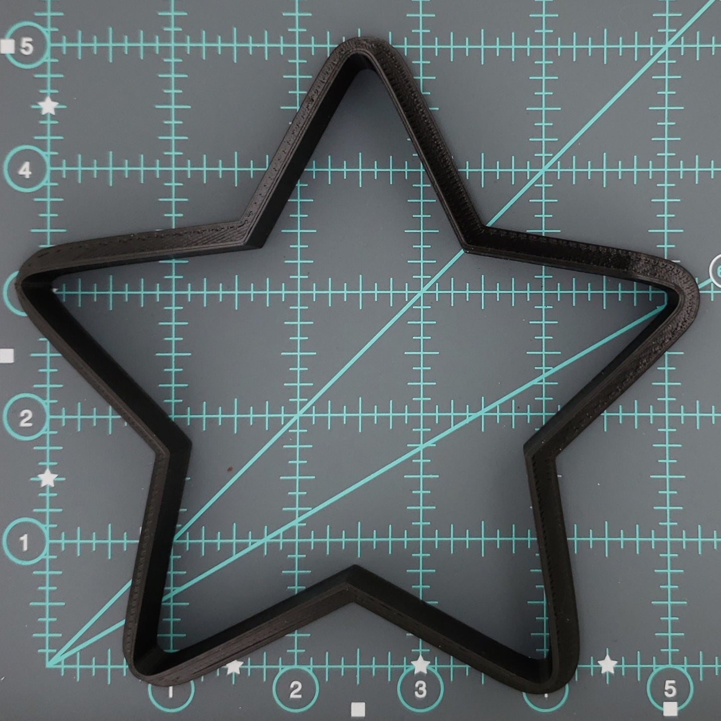 Star Shaped Plastic Cookie Cutter - Polymer Clay Cutter - Fondant Cutter - Craft Cutters - 3d Printed Cookie Cutter