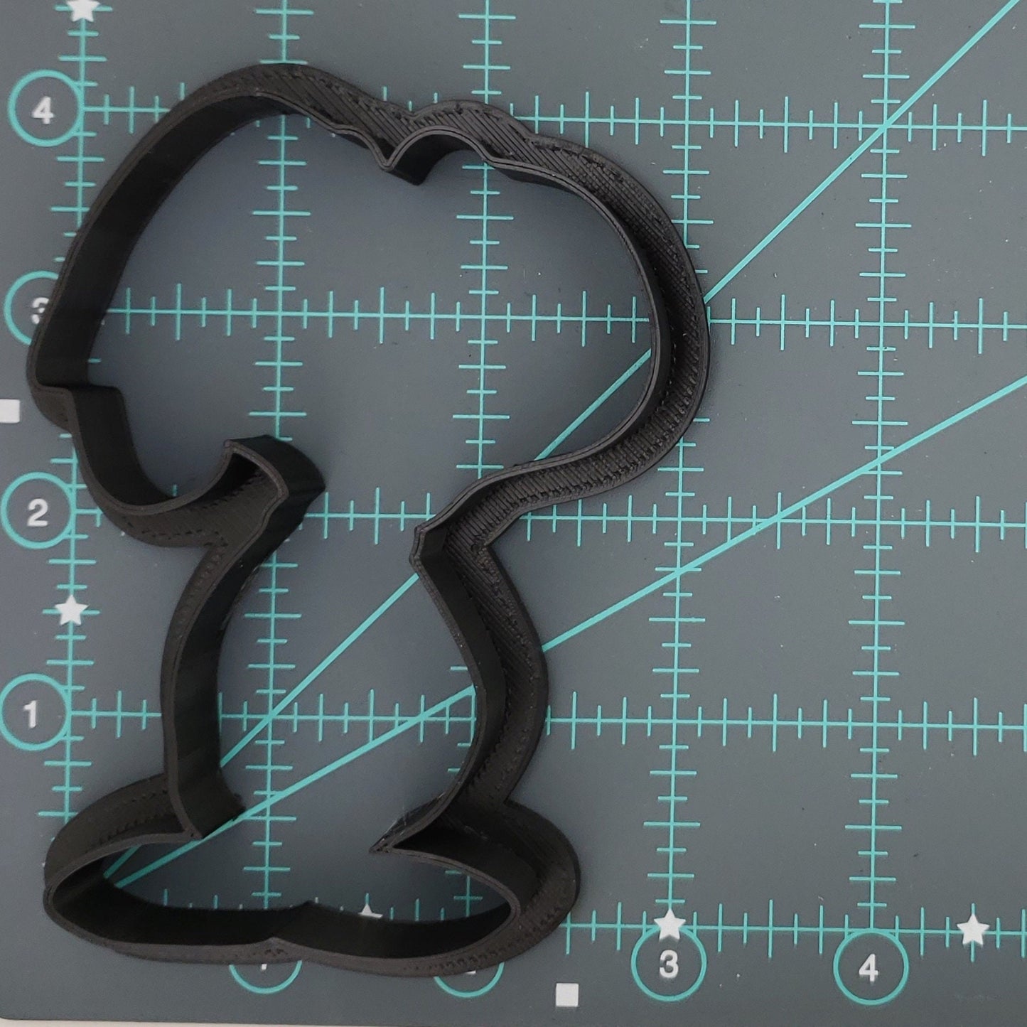 Snoopy Shaped Plastic Cookie Cutter - Polymer Clay Cutter - Fondant Cutter - Craft Cutters - 3d Printed Cookie Cutter