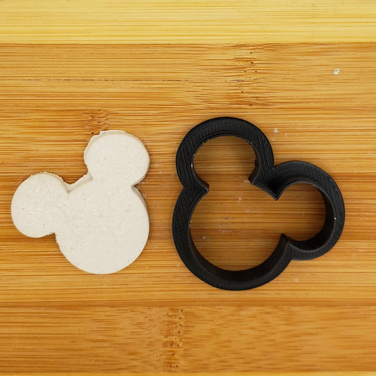 Mickey Mouse Head Shaped Plastic Cookie Cutter - Polymer Clay Cutter - Fondant Cutter - Craft Cutters - 3d Printed Cookie Cutter