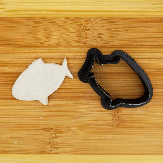 Fish Shaped Plastic Cookie Cutter - Polymer Clay Cutter - Fondant Cutter - Craft Cutters - 3d Printed Cookie Cutter
