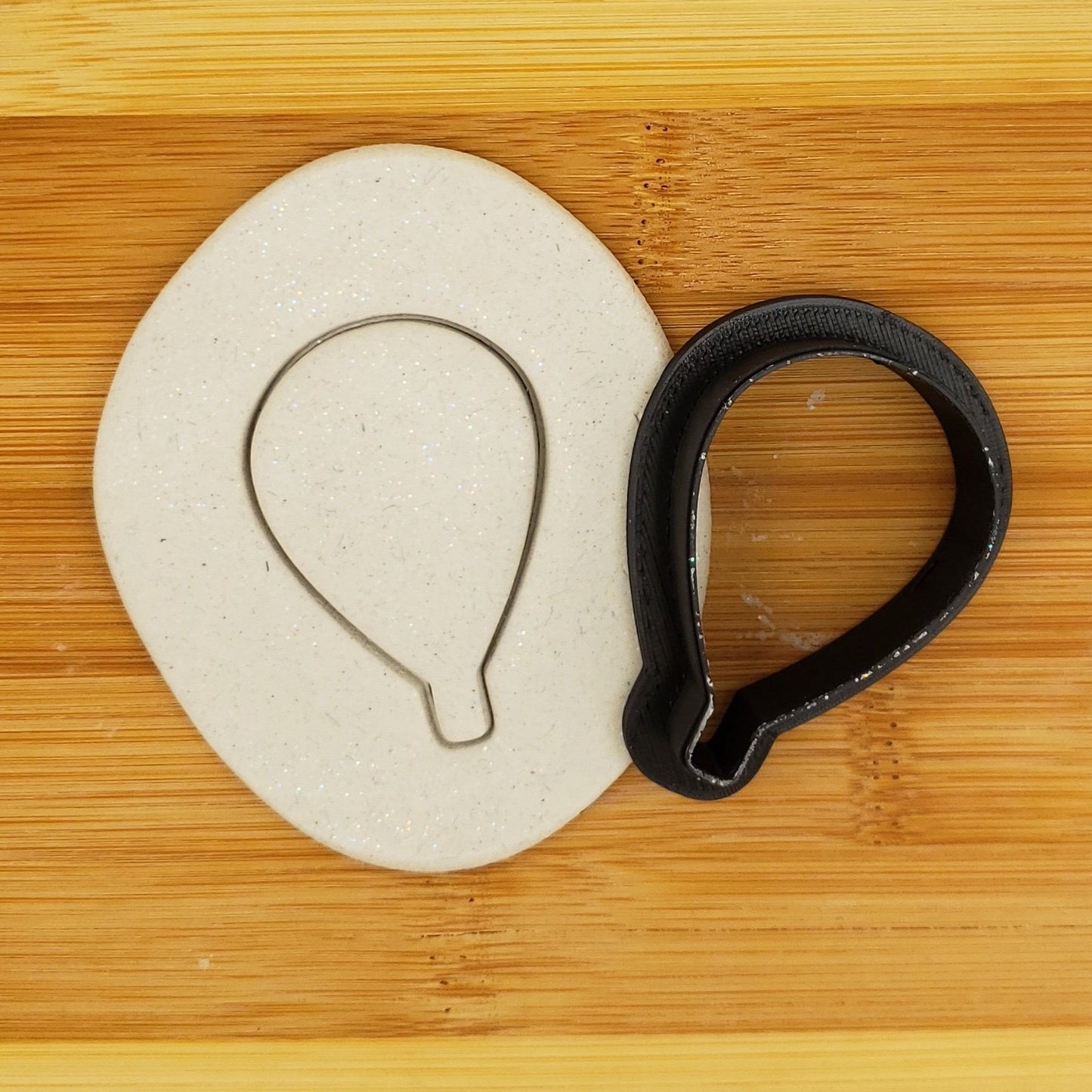 Balloon Shaped Plastic Cookie Cutter - Polymer Clay Cutter - Fondant Cutter - Craft Cutters - 3d Printed Cookie Cutter