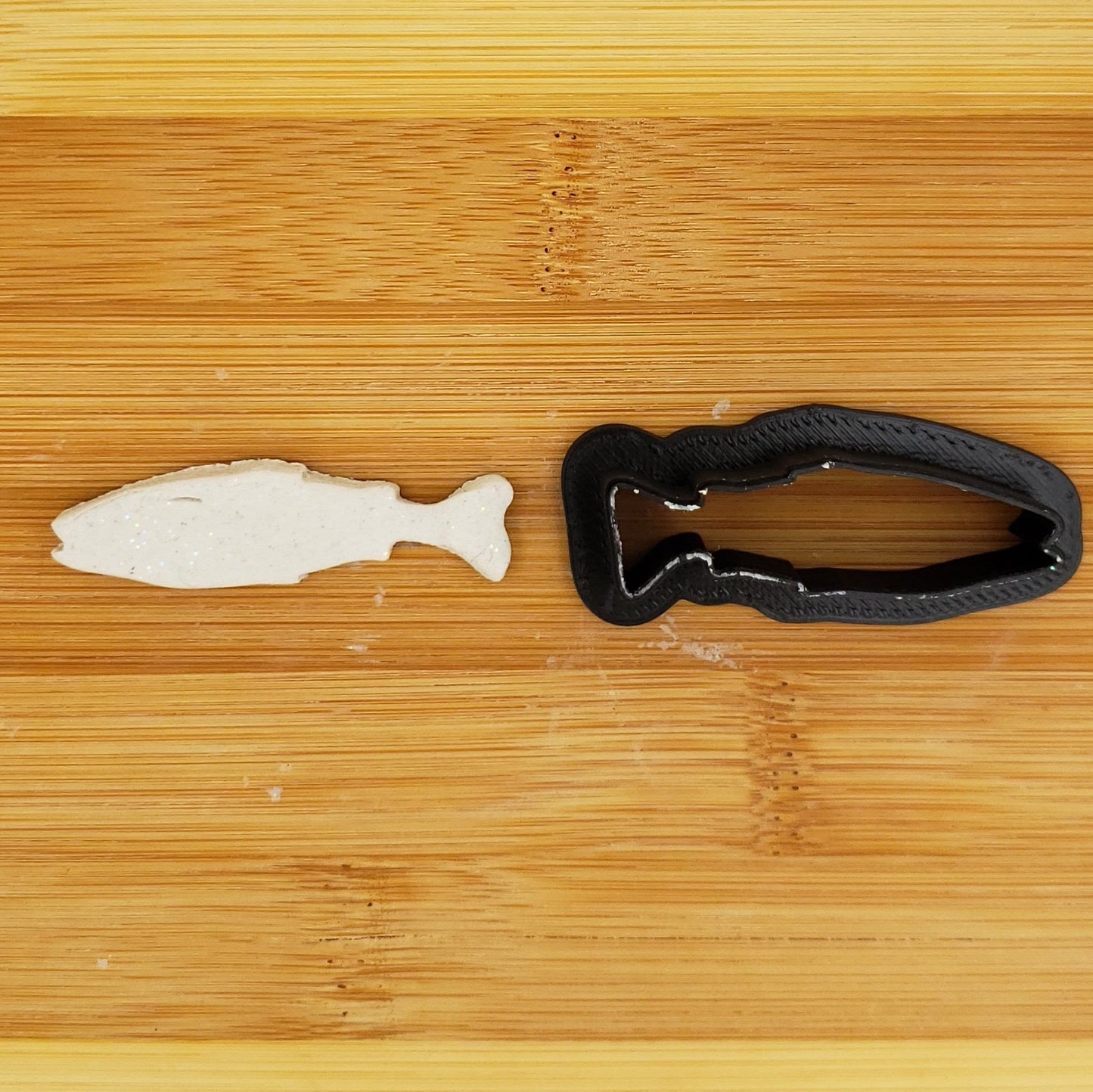 Fish Shaped Plastic Cookie Cutter #3 - Polymer Clay Cutter - Fondant Cutter - Craft Cutters - 3d Printed Cookie Cutter