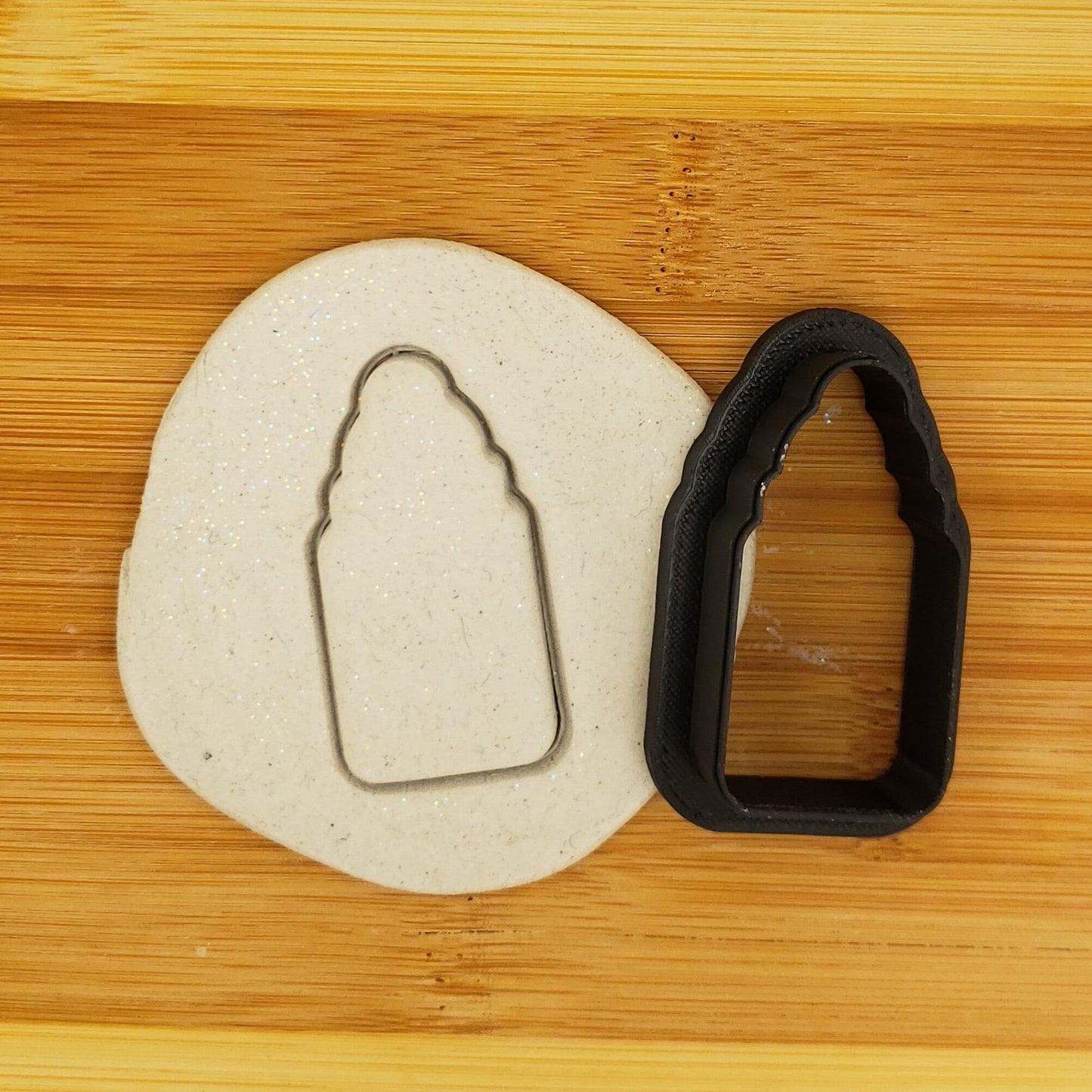 Baby Bottle Shaped Plastic Cookie Cutter - Polymer Clay Cutter - Fondant Cutter - Craft Cutters - 3d Printed Cookie Cutter