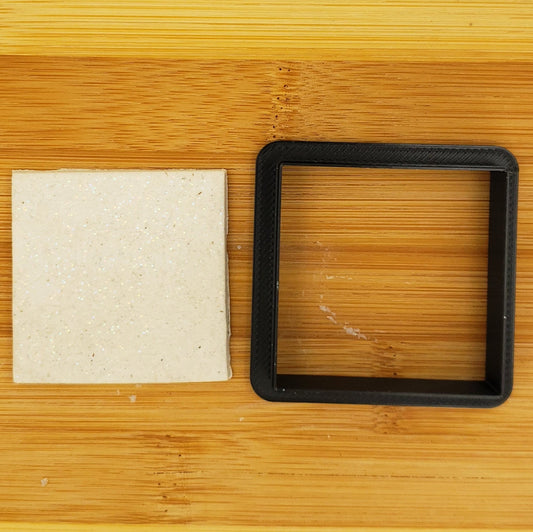 Square Shaped Plastic Cookie Cutter - Polymer Clay Cutter - Fondant Cutter - Craft Cutters - Clay Jewelry Cutter - 3d Printed Cookie Cutter