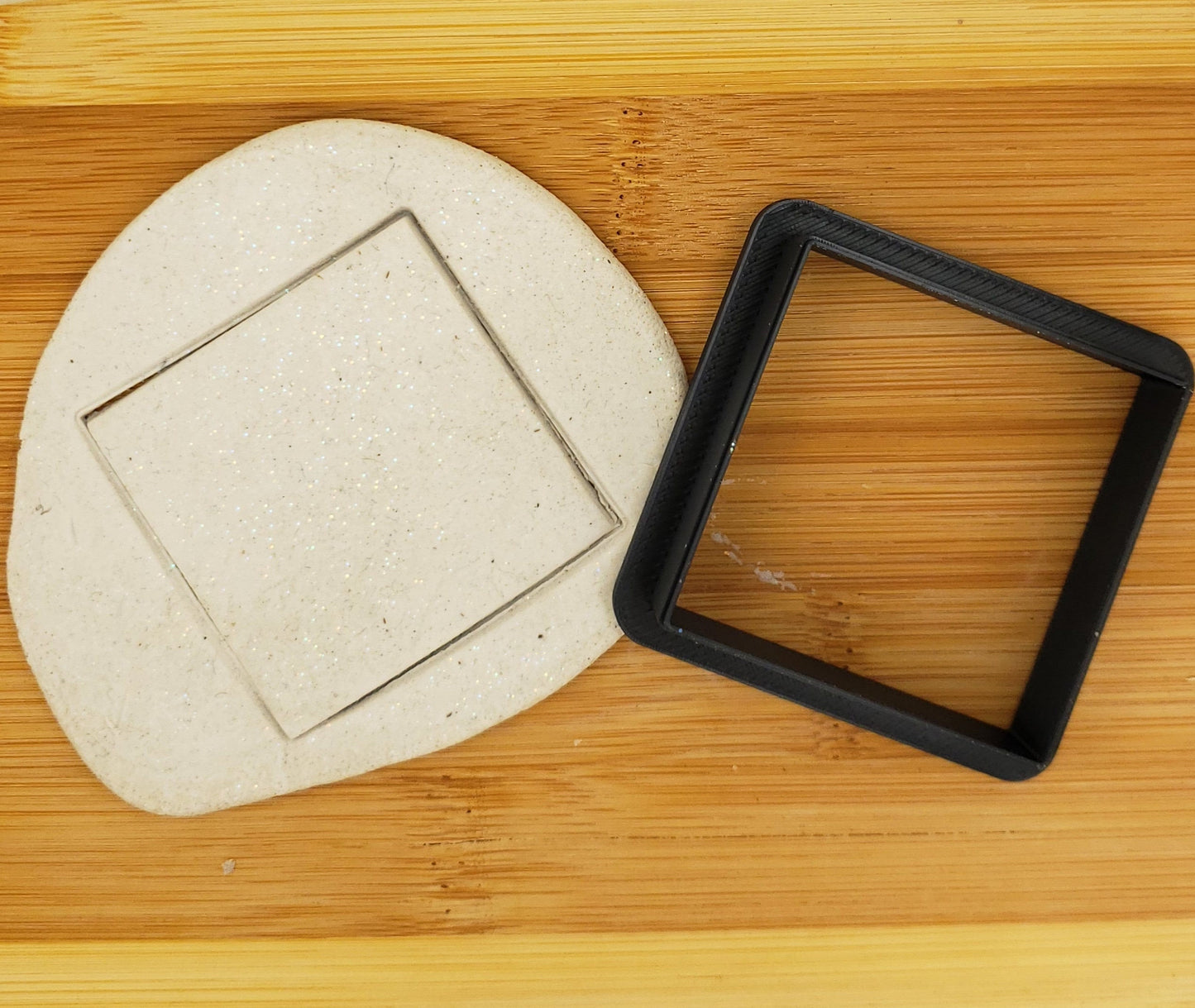 Square Shaped Plastic Cookie Cutter - Polymer Clay Cutter - Fondant Cutter - Craft Cutters - Clay Jewelry Cutter - 3d Printed Cookie Cutter