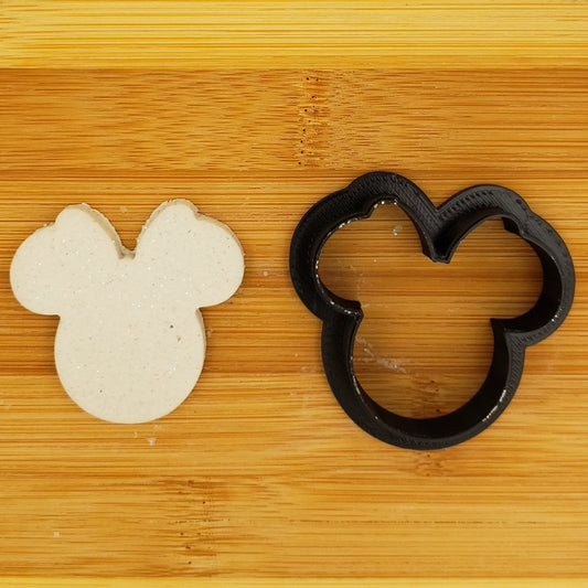 Minnie Mouse Head Shaped Plastic Cookie Cutter - Polymer Clay Cutter - Fondant Cutter - Craft Cutters - 3d Printed Cookie Cutter