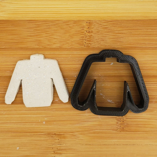 Sweater Shaped Plastic Cookie Cutter - Winter Cookie Cutter - Polymer Clay Cutter - Fondant Cutter - Craft Cutters - 3d Printed Cutter