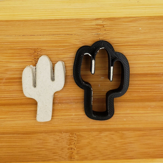 Cactus Shaped Plastic Cookie Cutter - Polymer Clay Cutter - Fondant Cutter - Craft Cutters - 3d Printed Cookie Cutter