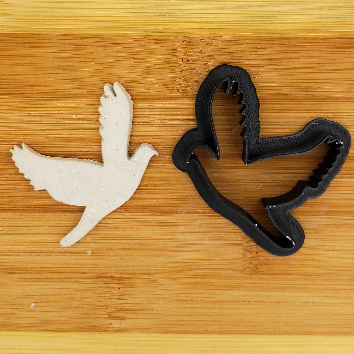 Bird Shaped Plastic Cookie Cutter - Animal Cookies - Polymer Clay Cutter - Fondant Cutter - Craft Cutters - 3d Printed Cookie Cutter