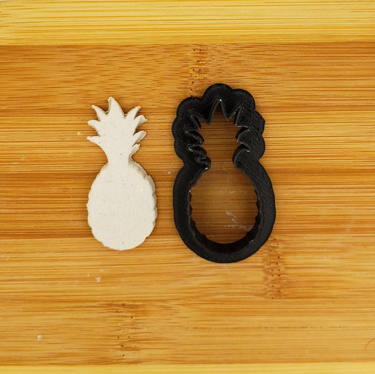 Pineapple Shaped Plastic Cookie Cutter - Fruit Shape Cutters - Polymer Clay Cutter - Fondant Cutter - Craft Cutters - 3d Printed Cutter