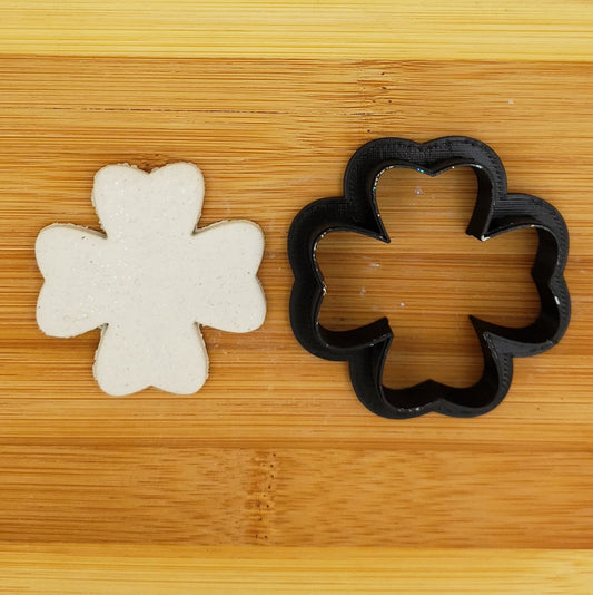 Four Leaf Clover Shaped Plastic Cookie Cutter - Shamrock Shape Cookie Cutter - Polymer Clay Cutter - Fondant Cutter - Craft Cutters