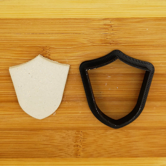 Shield Shaped Plastic Cookie Cutter - Polymer Clay Cutter - Fondant Cutter - Craft Cutters - 3d Printed Cookie Cutter