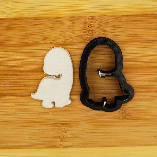 Dinosaur Shaped Plastic Cookie Cutter #5 - Polymer Clay Cutter - Fondant Cutter - Craft Cutters - 3d Printed Cookie Cutter