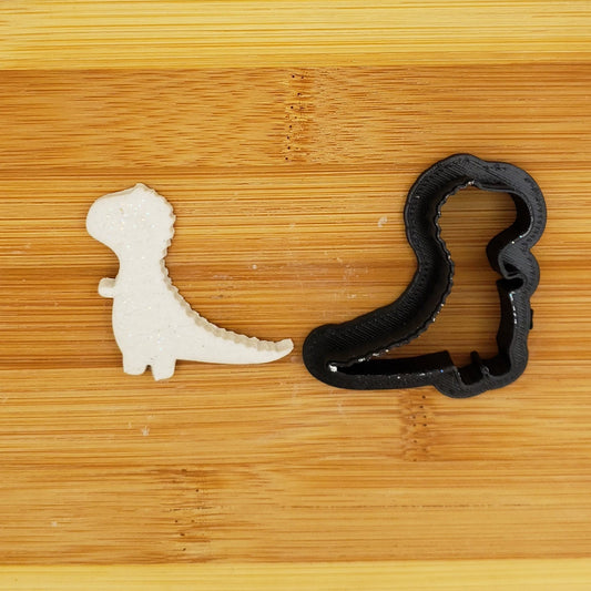 Dinosaur Shaped Plastic Cookie Cutter #6 - Polymer Clay Cutter - Fondant Cutter - Craft Cutters - 3d Printed Cookie Cutter