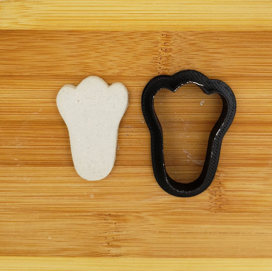 Bunny or Rabbit Foot Shaped Plastic Cookie Cutter - Polymer Clay Cutter - Fondant Cutter - Craft Cutters - 3d Printed Cookie Cutter