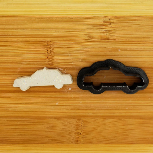 Police Car Shaped Plastic Cookie Cutter - Polymer Clay Cutter - Fondant Cutter - Craft Cutters - 3d Printed Cookie Cutter