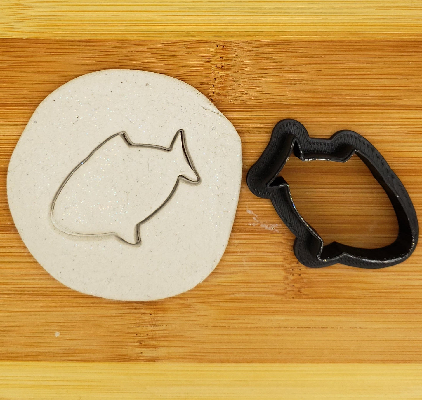 Fish Shaped Plastic Cookie Cutter - Polymer Clay Cutter - Fondant Cutter - Craft Cutters - 3d Printed Cookie Cutter