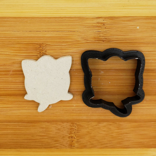 Jigglypuff Pokemon Shaped Plastic Cookie Cutter - Polymer Clay Cutter - Fondant Cutter - Craft Cutters - 3d Printed Cookie Cutter