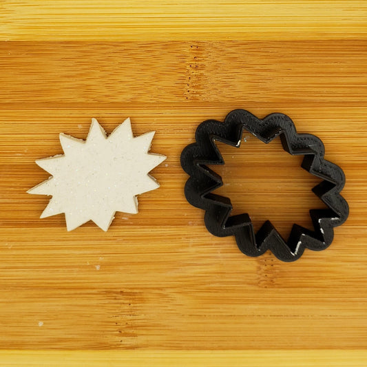Kapow Shaped Plastic Cookie Cutter - Polymer Clay Cutter - Fondant Cutter - Craft Cutters - 3d Printed Cookie Cutter