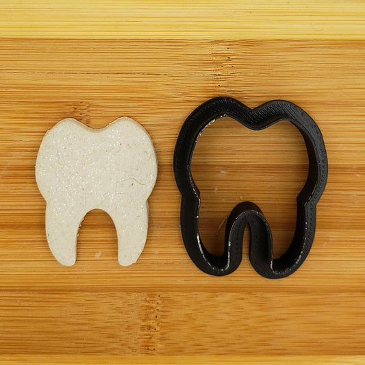 Tooth Shaped Plastic Cookie Cutter - Polymer Clay Cutter - Fondant Cutter - Craft Cutters - 3d Printed Cookie Cutter