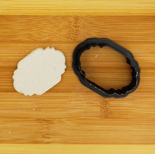 Rectangle Plaque Shaped Plastic Cookie Cutter - Polymer Clay Cutter - Fondant Cutter - Craft Cutters - 3d Printed Cookie Cutter