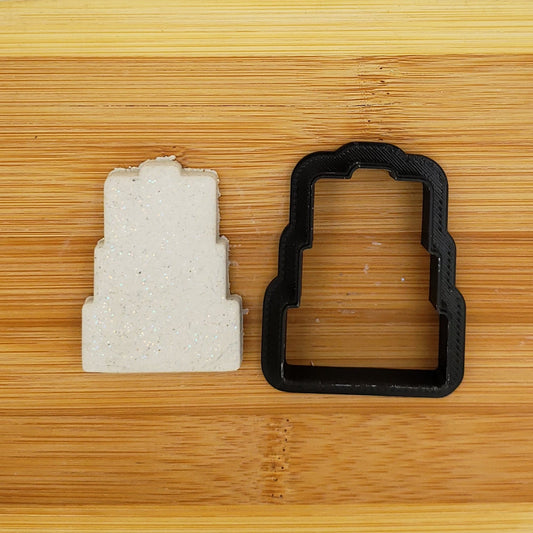 Stacked Suitcases Shaped Plastic Cookie Cutter - Polymer Clay Cutter - Fondant Cutter - Craft Cutters - 3d Printed Cookie Cutter