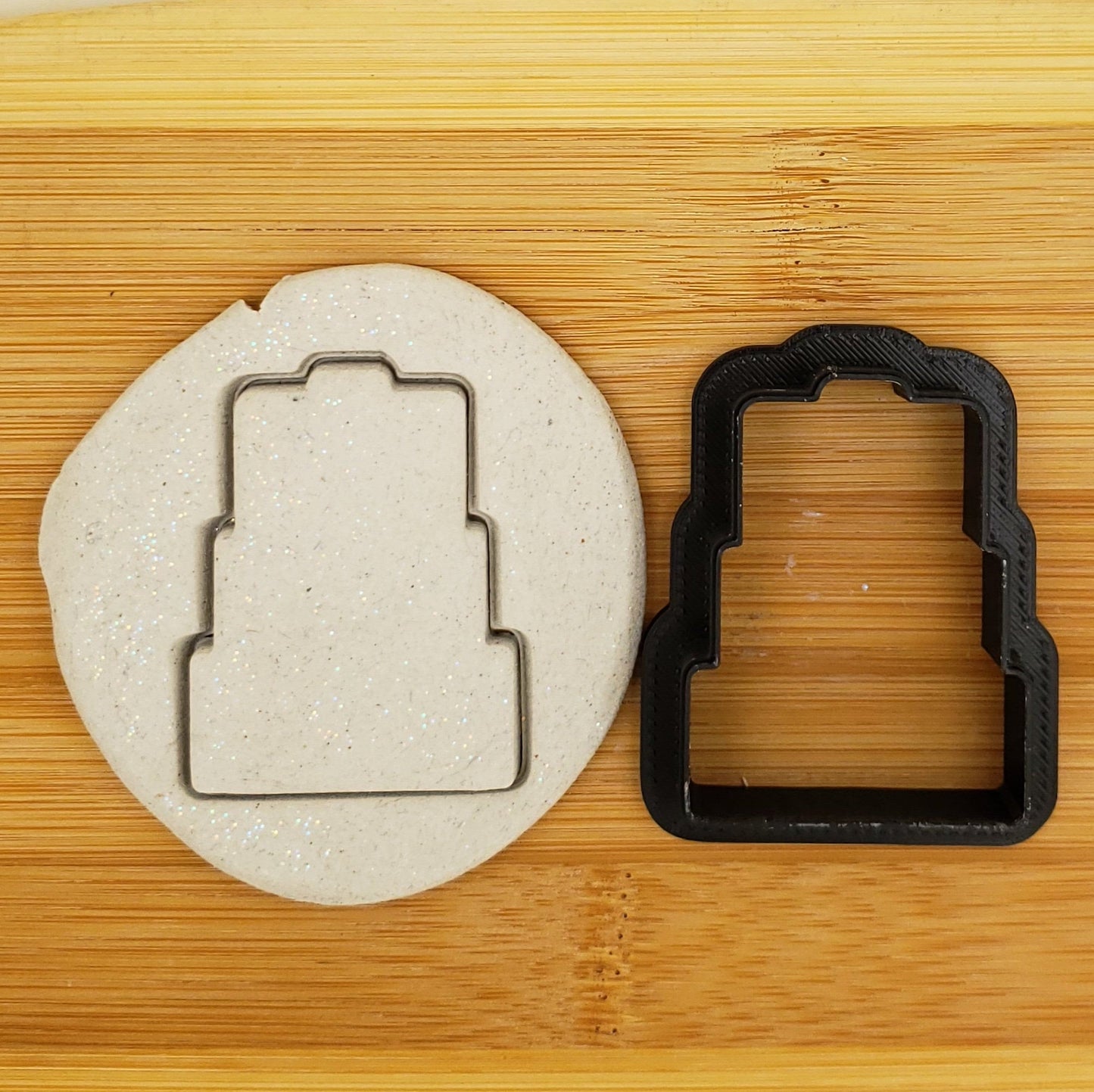 Stacked Suitcases Shaped Plastic Cookie Cutter - Polymer Clay Cutter - Fondant Cutter - Craft Cutters - 3d Printed Cookie Cutter