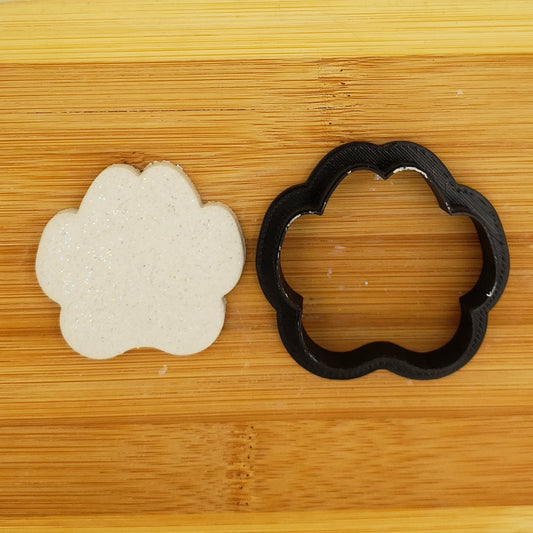 Paw Print Shaped Plastic Cookie Cutter - Polymer Clay Cutter - Fondant Cutter - Craft Cutters - 3d Printed Cookie Cutter