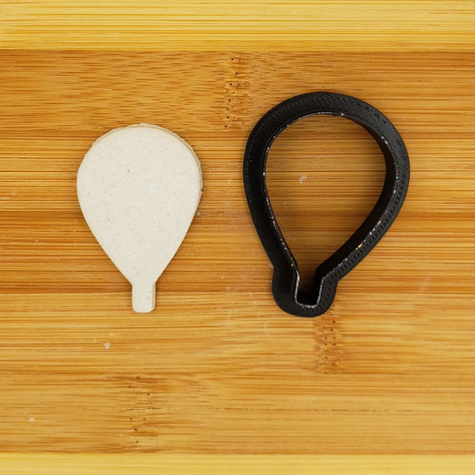 Balloon Shaped Plastic Cookie Cutter - Polymer Clay Cutter - Fondant Cutter - Craft Cutters - 3d Printed Cookie Cutter