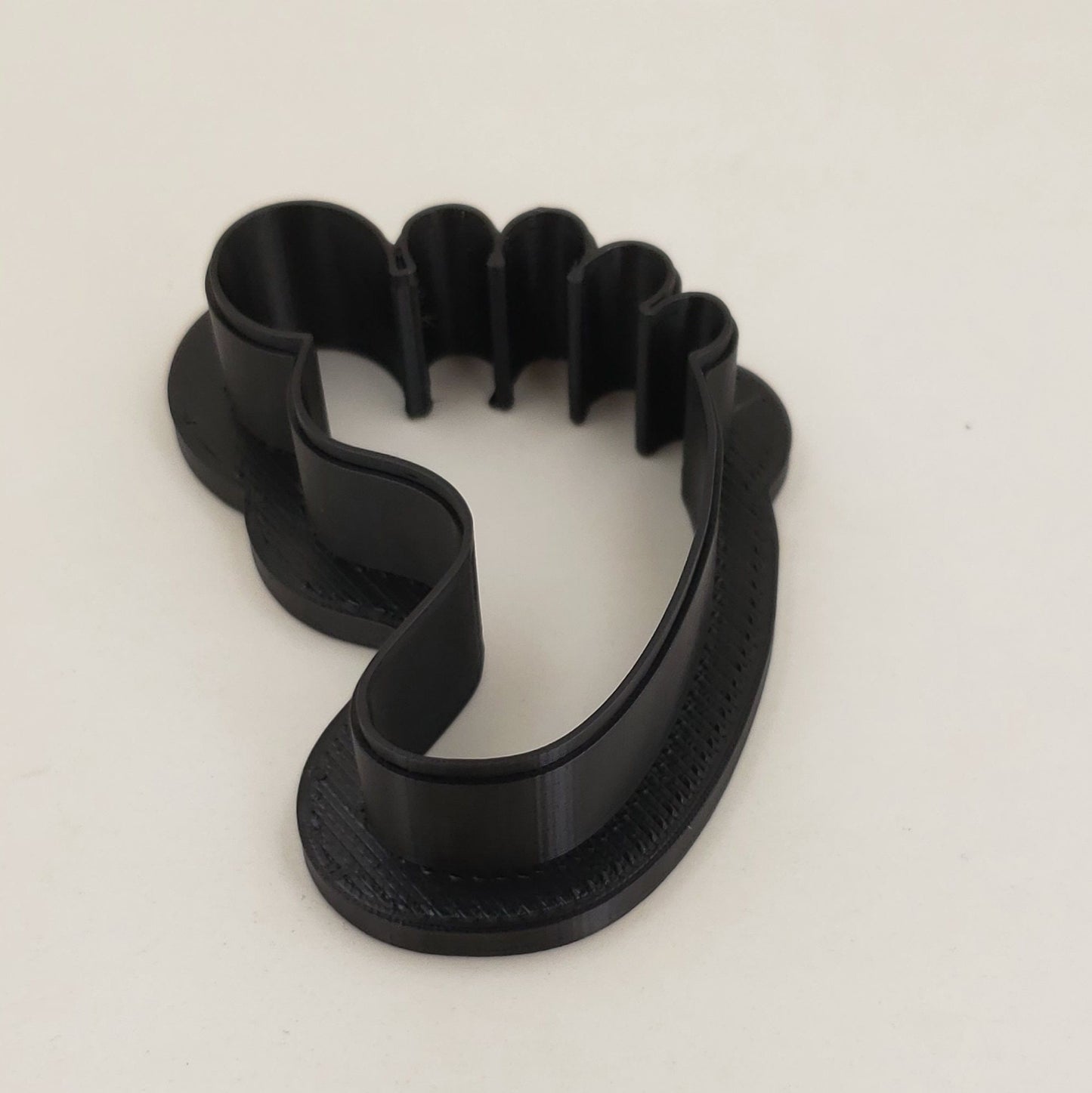 Baby Footprint Shaped Plastic Cookie Cutter - Polymer Clay Cutter - Fondant Cutter - Craft Cutters - 3d Printed Cookie Cutter