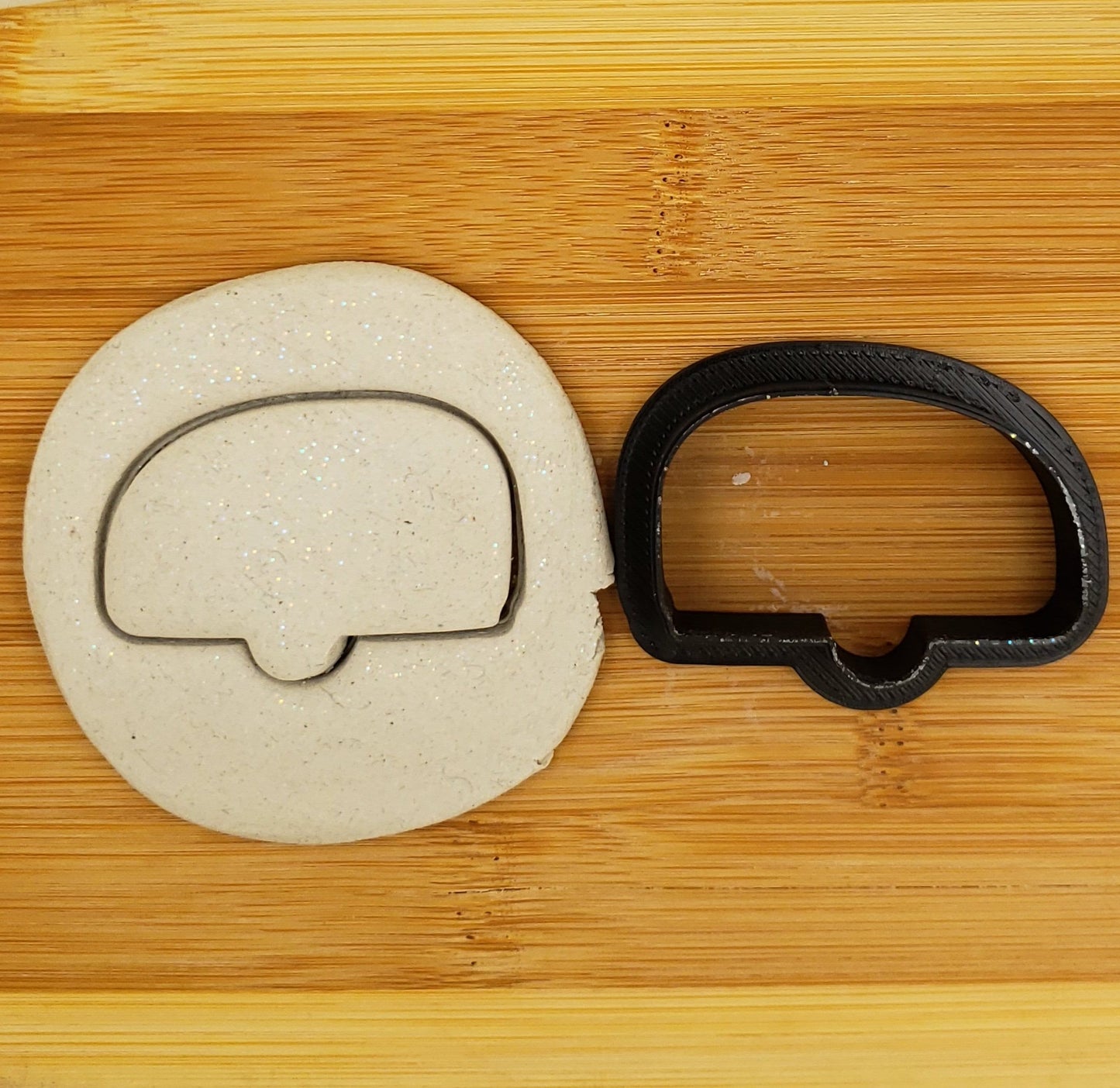 Camper Shaped Plastic Cookie Cutter - Camping Trailer Shape Cutter - Polymer Clay Cutter - Fondant Cutter - Craft Cutters - 3d Printed