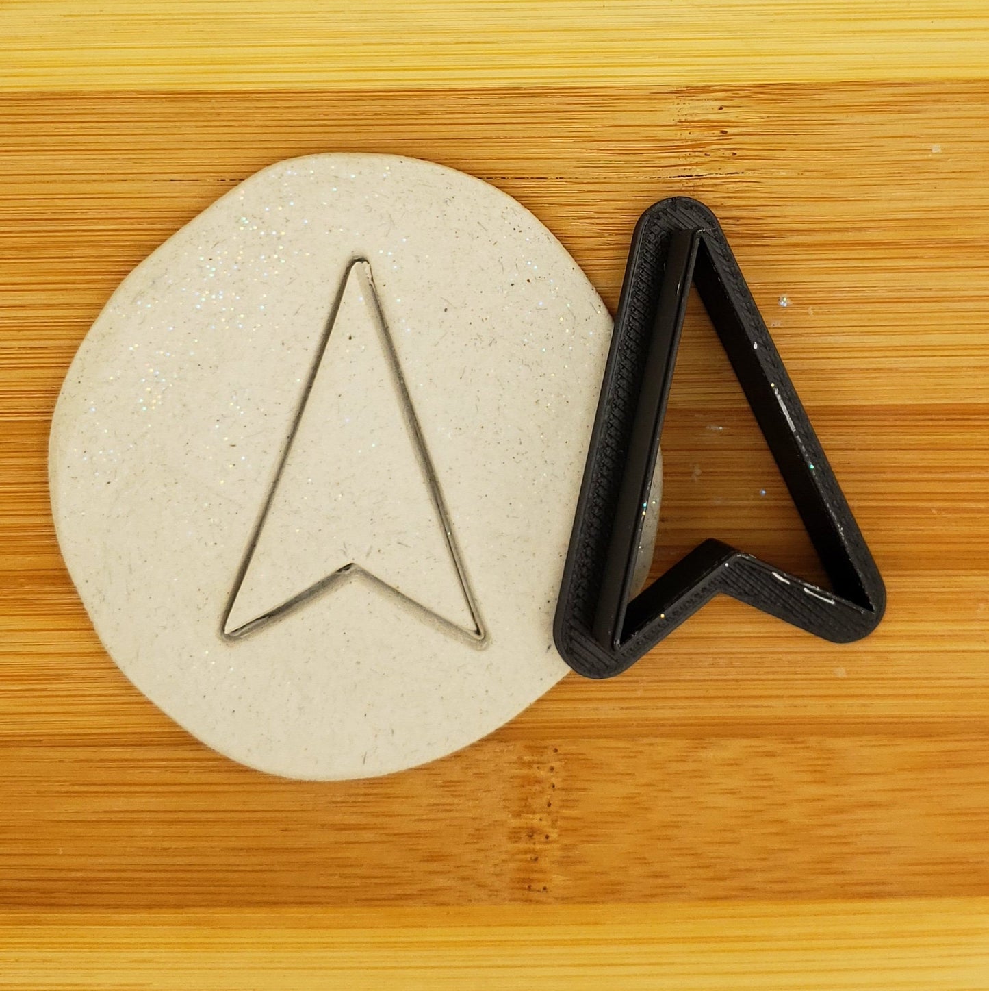 United States Space Force Shaped Plastic Cookie Cutter - Polymer Clay Cutter - Fondant Cutter - Craft Cutters - 3d Printed Cookie Cutter