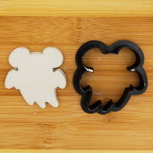 Mickey Mouse Ghost Shaped Plastic Cookie Cutter - Polymer Clay Cutter - Fondant Cutter - Craft Cutters - 3d Printed Cookie Cutter