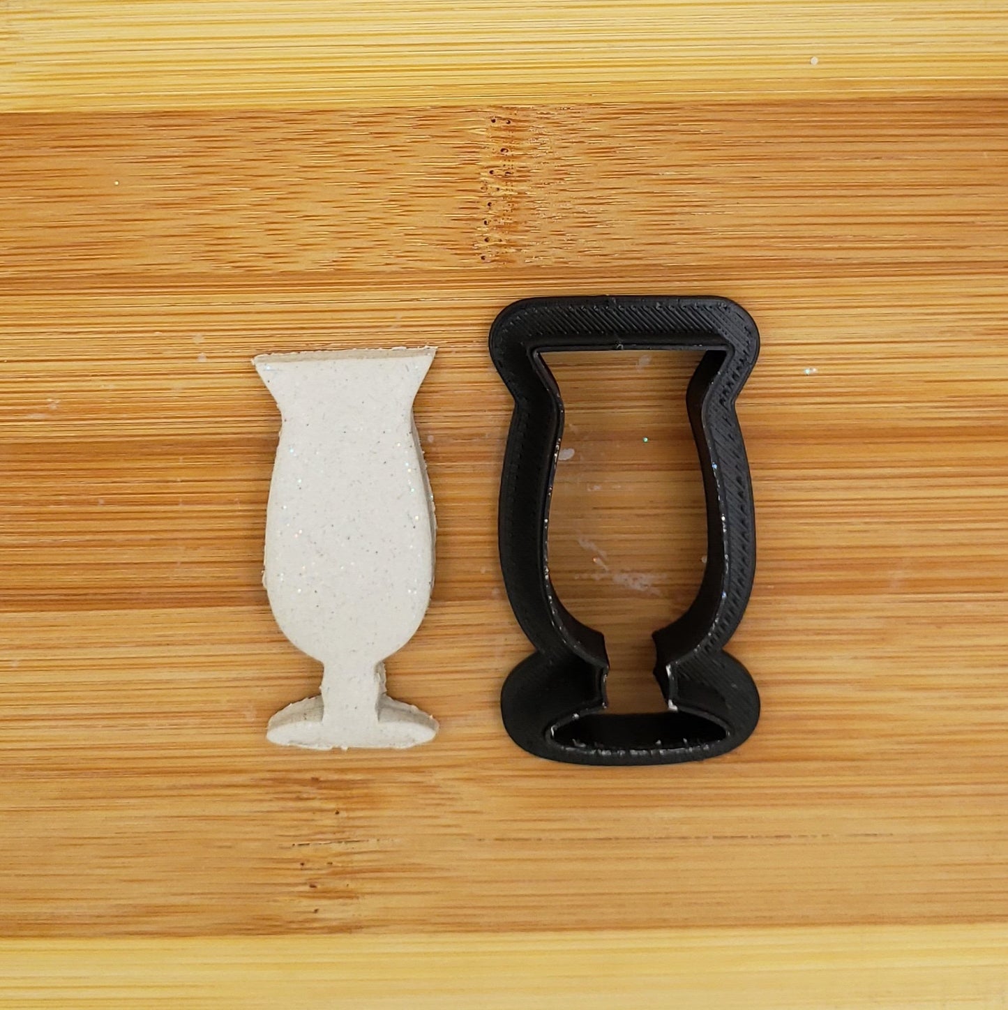 Beer Glass Shaped Plastic Cookie Cutter - Polymer Clay Cutter - Fondant Cutter - Craft Cutters - 3d Printed Cookie Cutter