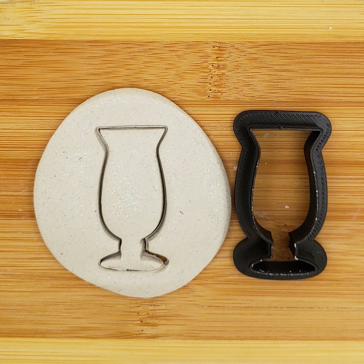 Beer Glass Shaped Plastic Cookie Cutter - Polymer Clay Cutter - Fondant Cutter - Craft Cutters - 3d Printed Cookie Cutter