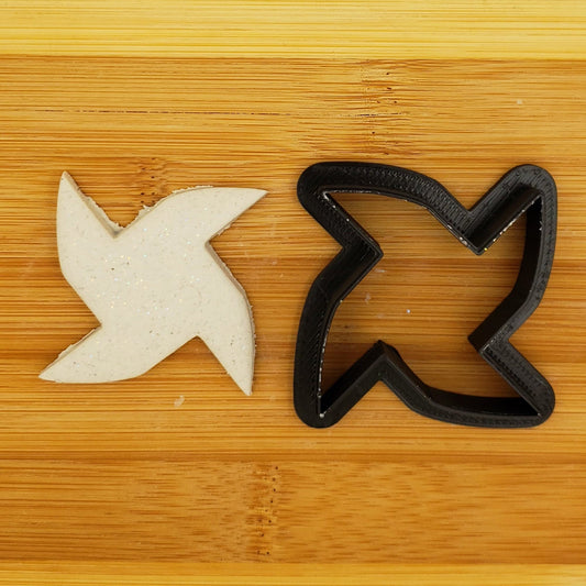 Pinwheel Shaped Plastic Cookie Cutter - Polymer Clay Cutter - Fondant Cutter - Craft Cutters - 3d Printed Cookie Cutter
