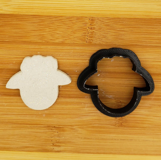 Sheep Head Shaped Plastic Cookie Cutter - Polymer Clay Cutter - Fondant Cutter - Craft Cutters - 3d Printed Cookie Cutter