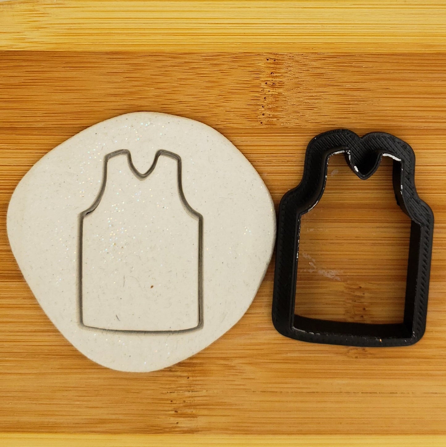 Basketball Jersey Shaped Cookie Cutter - Polymer Clay Cutter - Fondant Cutter - Craft Cutters - 3d Printed Cookie Cutter